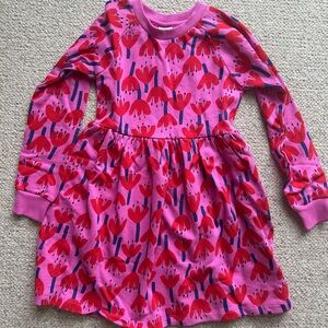 Hanna Andersson Pink and Red Floral Kids Dress